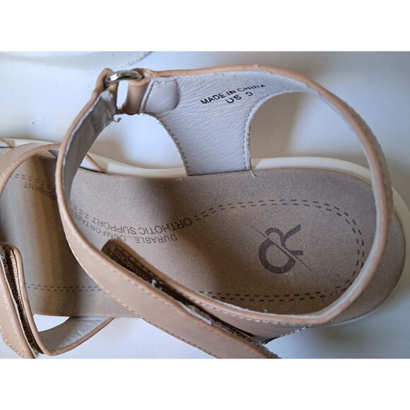 Ortorex Orthotic Sandals Comfort Orthopedic Absorbent Slip Resistant Tan Size 9 - Picture 6 of 9